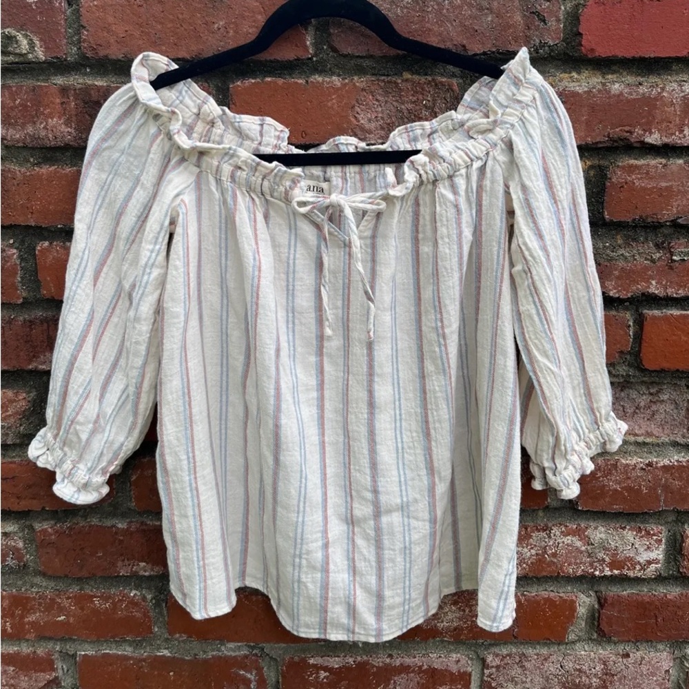 Striped Peasant Blouse